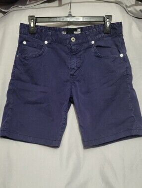 Love Moschino Navy Men's Cotton Blend Shorts
